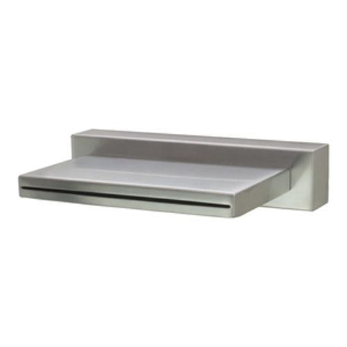 Cubist Waterfall Bath Spout 180mm Wide Polished Stainless Steel Wall Mounted