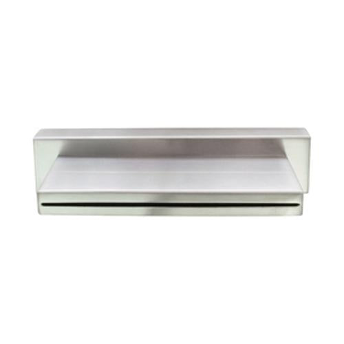 Cubist Waterfall Bath Spout 180mm Wide Polished Stainless Steel Wall Mounted