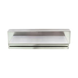 Cubist Waterfall Bath Spout 180mm Wide Polished Stainless Steel Wall Mounted