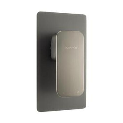 Mia2 Shower Mixer Wall Mounted All Pressures Gun Metal - Aquatica