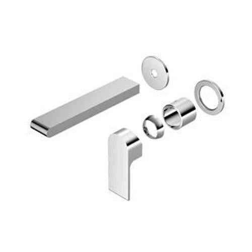 Bianca Wall Basin Bath Mixer Chrome Separate Back Plate 187mm Trim Kits Only