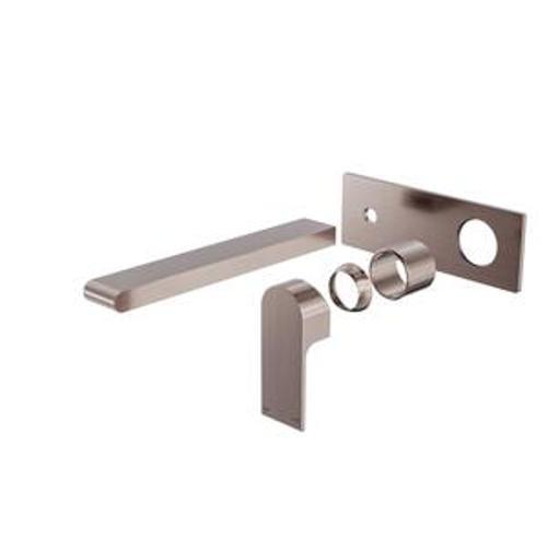 Bianca Wall Basin Bath Mixer Brushed Bronze - Nero 230mm Trim Kits Only