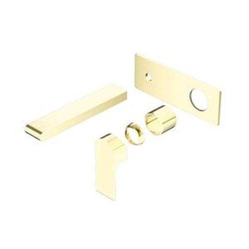 Bianca Wall Basin Bath Mixer Brushed Gold - Nero 187mm Trim Kits Only