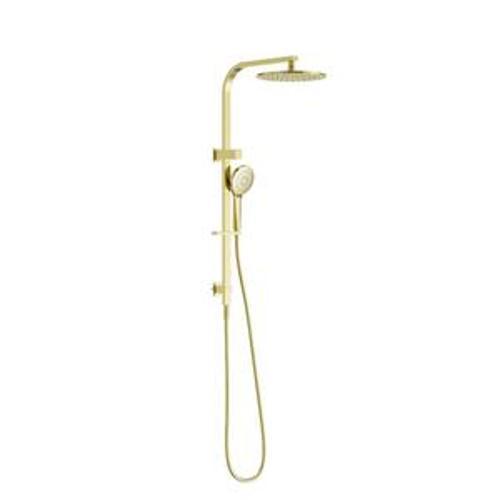 Bianca Twin Shower Brushed Gold - Nero