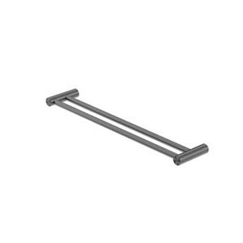 Zen Double Towel Rail SS316L Graphite - Nero 600mm