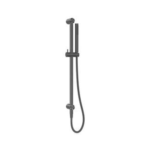 Zen Shower Rail SS316L Graphite With Outdoor Shower Hose - Nero