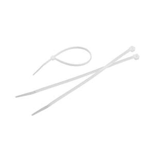 Cable Ties 100 x 2.5mm 100 Pack White - Tolsen