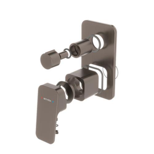 Waipori MK2 Shower Mixer Brushed Bronze With Diverter Trim Kit - Methven