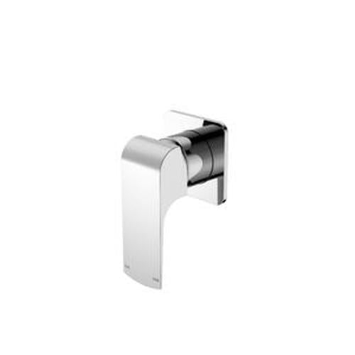 Elgin Shower Mixer Square Back Plate Chrome Lead Free - Nero