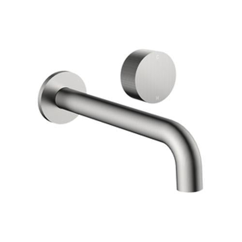 Lente Basin/Bath Mixer 2 Tap Hole Wall Brushed Nickel Lead Free - Elementi