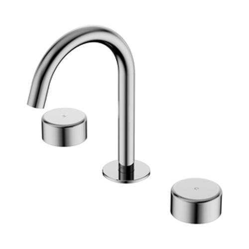 Serenity Basin Set Arc Spout With Metal Handle Chrome - Nero