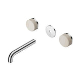 Serenity Wall Basin Set 160mm Spout With Rome Travertine Handle Trim Kit Only