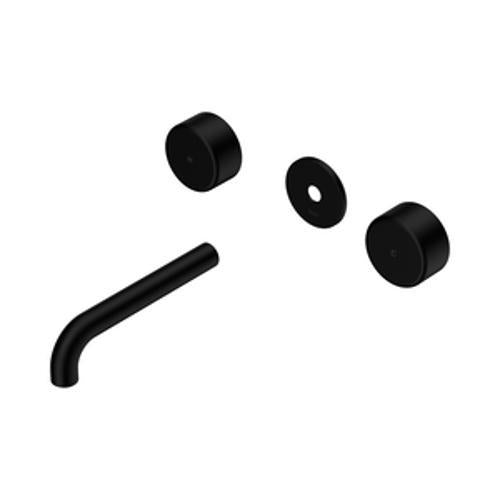 Serenity Wall Basin Set 160mm Spout With Metal Handle Trim Kit Only Matte Black