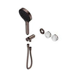 Serenity Progressive Shower System With Arabescato Corchia Handle And Hand
