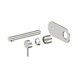Dolce II Wall Basin/Bath Mixer Trim Kits Only Brushed Nickel - Nero