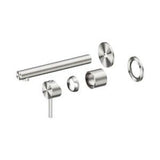 Dolce II Wall Basin/Bath Mixer Separate Back Plate Trim Kits Only Brushed Nickel