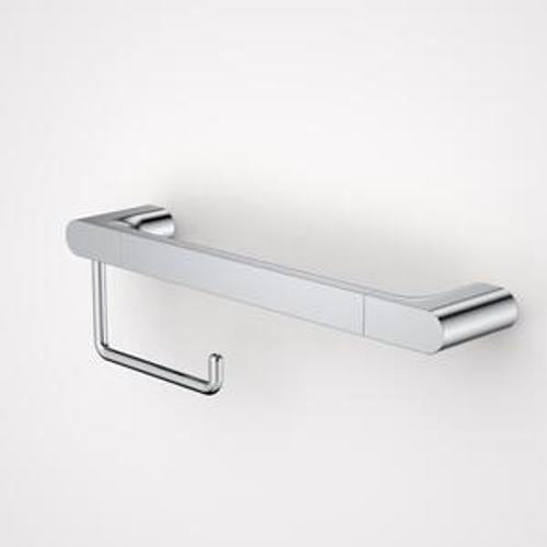 Urbane II Universal Rail - Caroma 400mm With Toilet Roll Holder Set Chrome