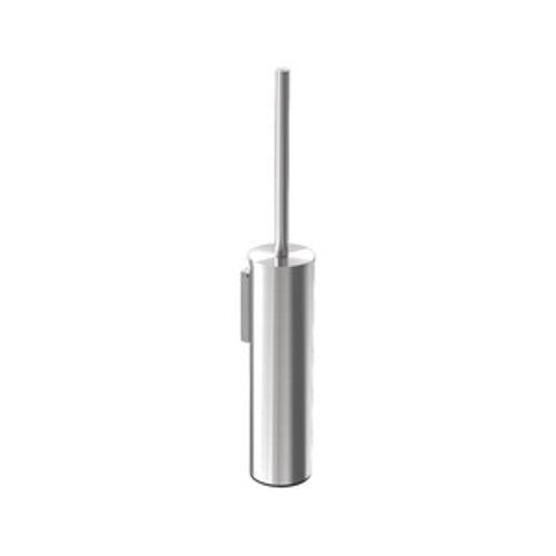 Lumi Wall Mounted Toilet Brush Holder Brushed Stainless Finish