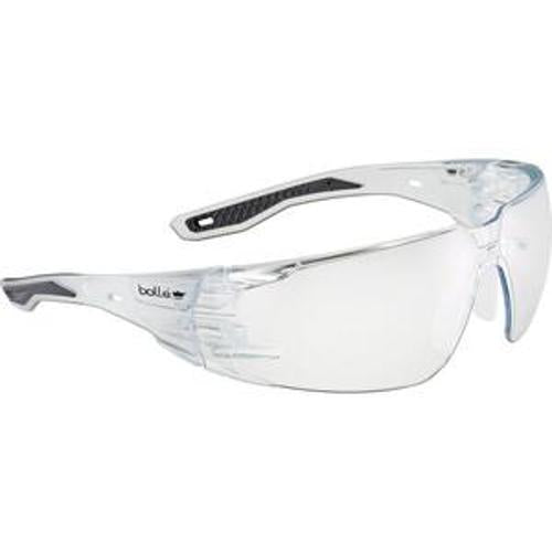 Rush 2.0 Safety Glasses Platinum Clear PC Lens - Bolle