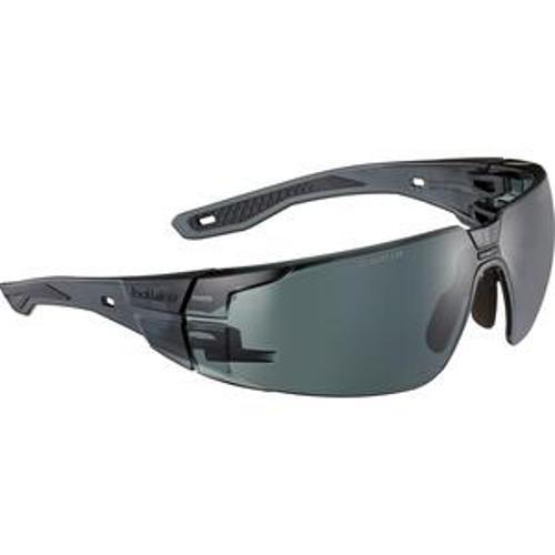 Rush 2.0 Safety Glasses Platinum Smoke PC Lens - Bolle