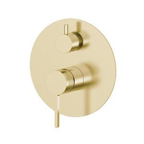 Pioneer-Forge Shower Divert Mixer Brushed Gold