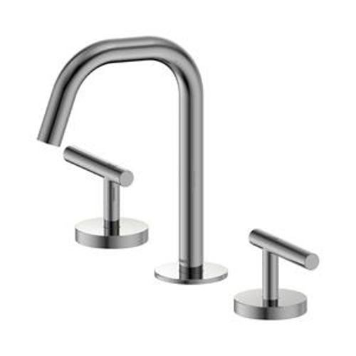 Mecca Basin Set Edge Spout Chrome