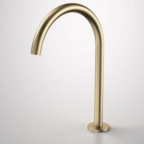 Liano II Hob Swivel Outlet - Caroma 200mm Brushed Brass Lead Free
