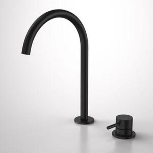 Liano II Hob Basin/Sink Mixer Set - Caroma 200mm Matte Black