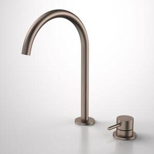 Liano II Hob Basin/Sink Mixer Set - Caroma 200mm Brushed Bronze