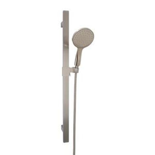Mini Mia Single Spray Handshower Set Round Brushed Nickel - Aquatica