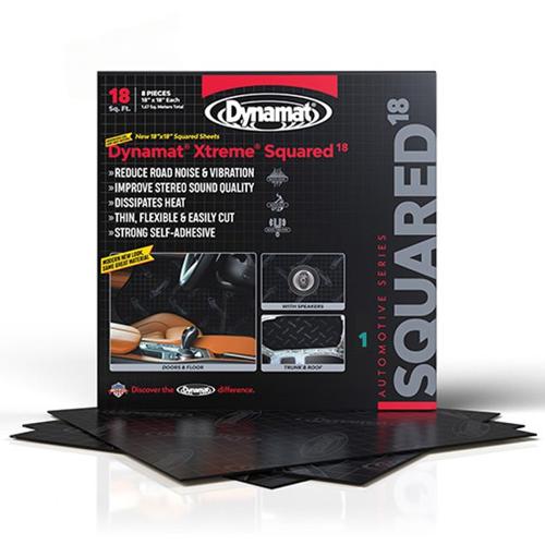 DYNAMAT XTREME SQUARED SOUND DEADENING (457MM x 457MM 1.72MM 1 INCH CUTTING GRID