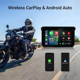 OTTOCAST WIRELESS CARPLAY & ANDROID AUTO 5" SCREEN + CAMERAS FOR MOTORCYCLES IPX