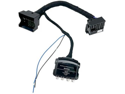 DIRECT-FIT BMW VW 4 CHANNEL LINE OUTPUT CONVERTER 12V REM