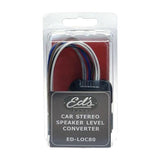 EDS 2 CH PASSIVE LINE OUTPUT CONVERTER MINI 80W SPEAKER TO RCA WITH AMP TURN ON
