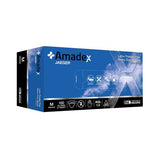 AMADEX LATEX HIGH RISK DISPOSABLE GLOVES BLUE SIZE XXL 300MM JAEGER 50 PACK