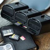 JUPIO X PETER LINDGREN PR1ME GEAR TRI-CHARGE CHARGER/POWERBANK & MEMORY CARD CAS