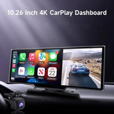 OTTOCAST CARPLAY & ANDROID AUTO WIRELESS SCREEN 10" WITH 2K FRONT CAMERA + REAR