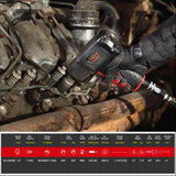 M7 AIR IMPACT WRENCH 1/2" DRIVE TWIN HAMMER EZ GREASE 1200FT