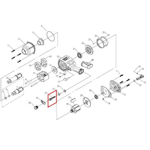 M7 THROTTLE VALVE SPRING TO SUIT NC-6217