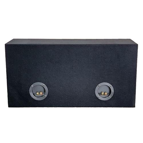 SUBWOOFER BOX FOR 2 x 12" SUB DOUBLE BLACK