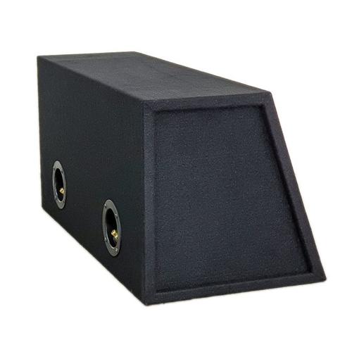 SUBWOOFER BOX FOR 2 x 12" SUB DOUBLE BLACK