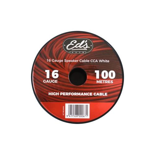 EDS 16 GAUGE SPEAKER CABLE CCA 100M GREY