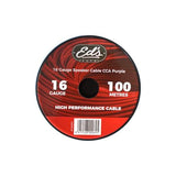 EDS 16 GAUGE SPEAKER CABLE CCA 100M PURPLE