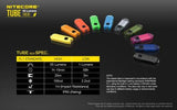 NITECORE TUBE V2 LED KEY CHAIN FLASHLIGHT BLACK