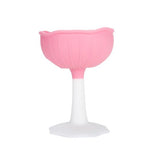 Mushroom Soothing Teether - Pink - Mombella