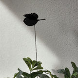 Plant Stake - Mini Black Robin