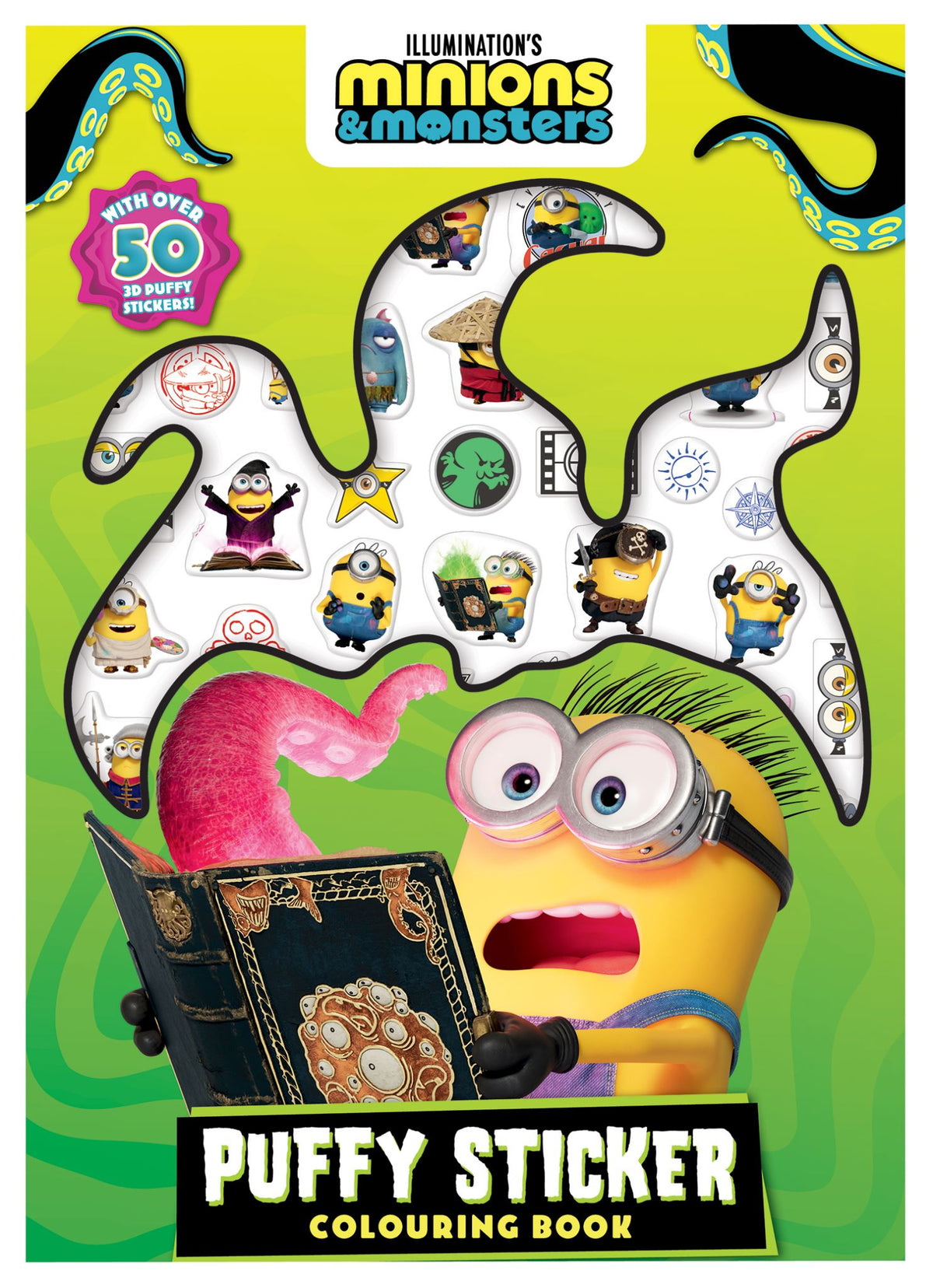 Minions and Monsters: Puffy Sticker Colouring Book - Universal