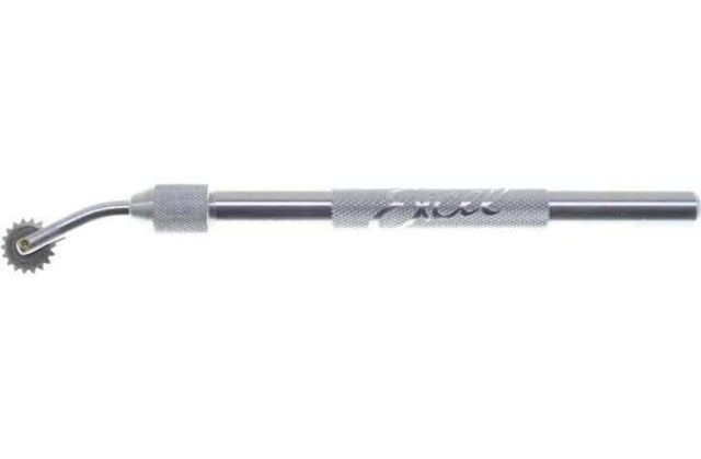 5-inch aluminum handle pounce wheel set for tracing, quilting, and marking with three wheel sizes for versatile projects.