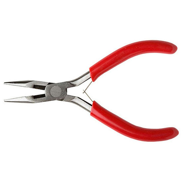 High-quality needle nose pliers with comfortable grip, spring-loaded design, and fine tips for precision tasks.