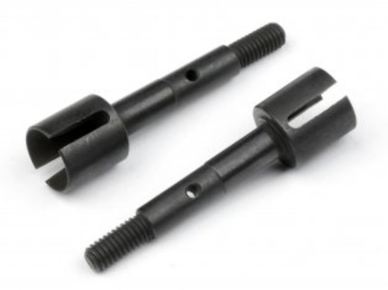 Durable 5x40mm axles for RC vehicles, enhancing stability and performance for SAVAGE XS and BULLET models.